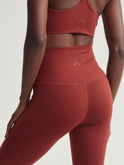 Varley Russett Brown Freesoft Super High Legging 25