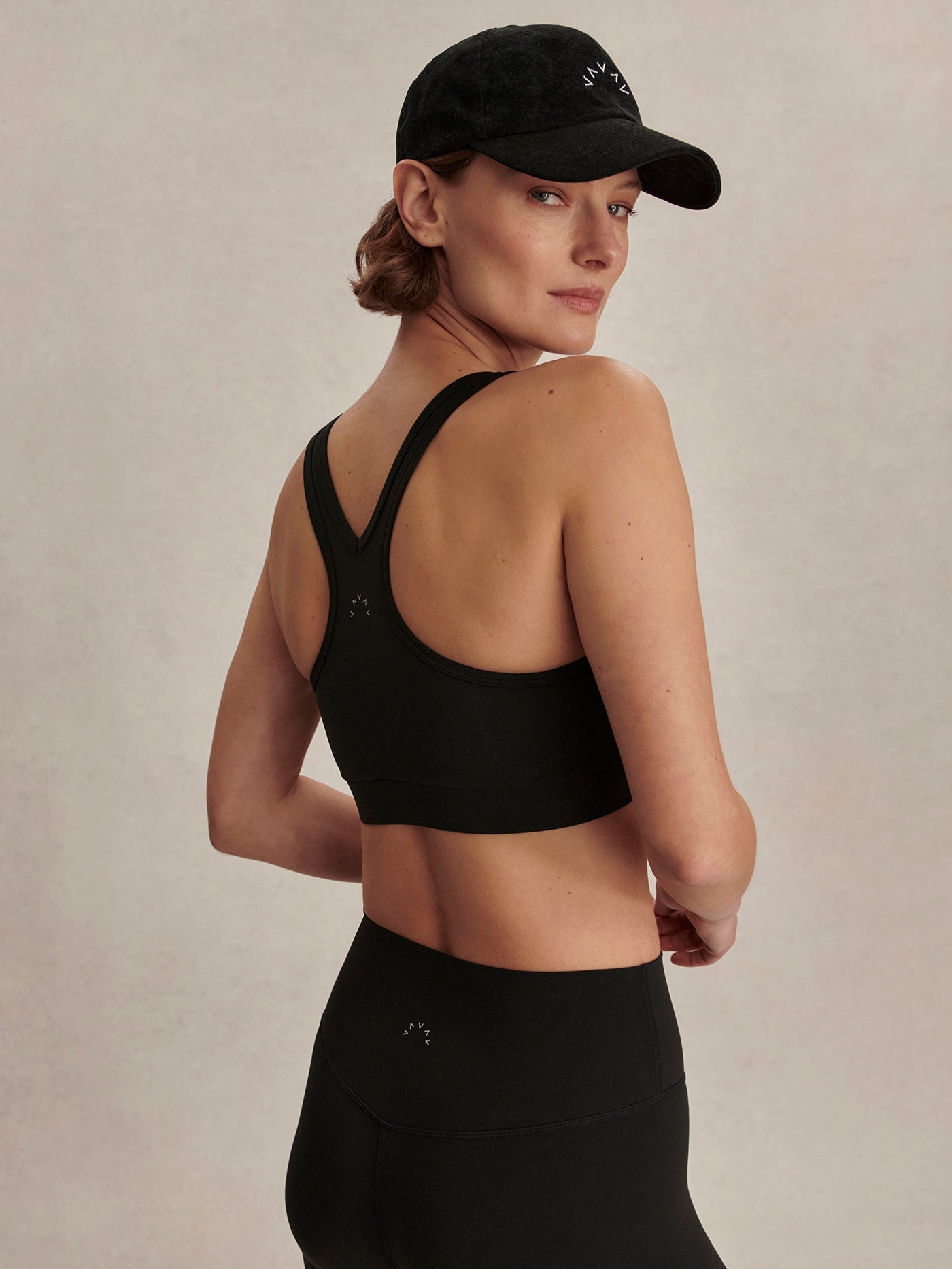 Varley Black Always Selma Bra