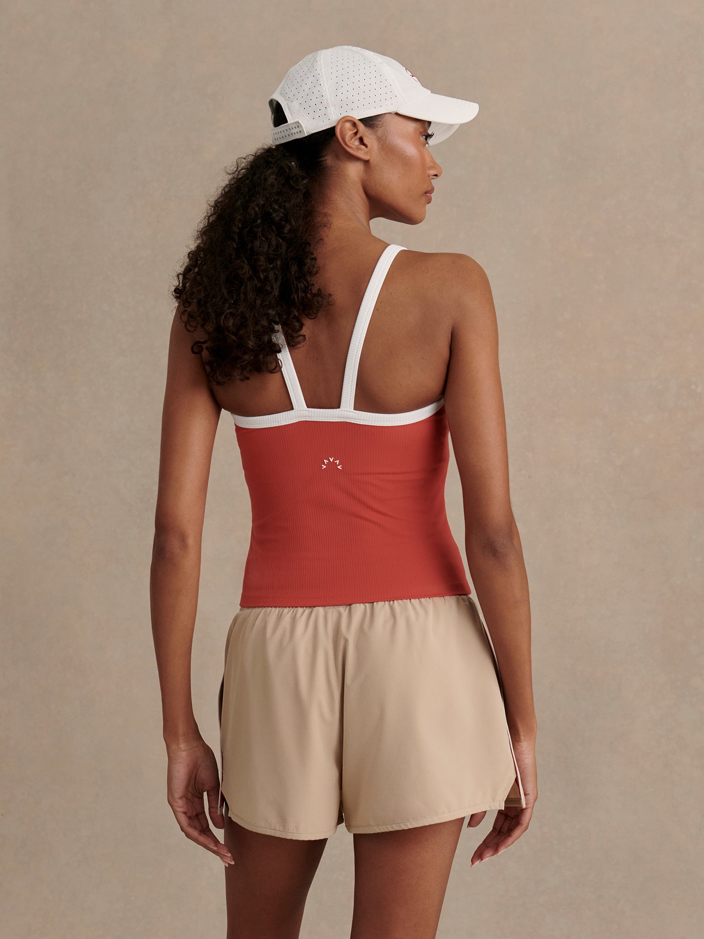 Varley Baked Apple Theon Scoop Neck Tank
