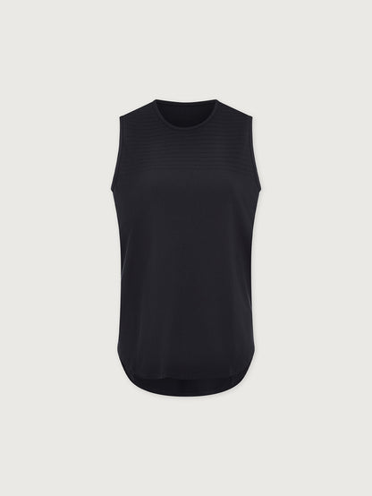 Varley Black Nolan Seamless Longline Tank
