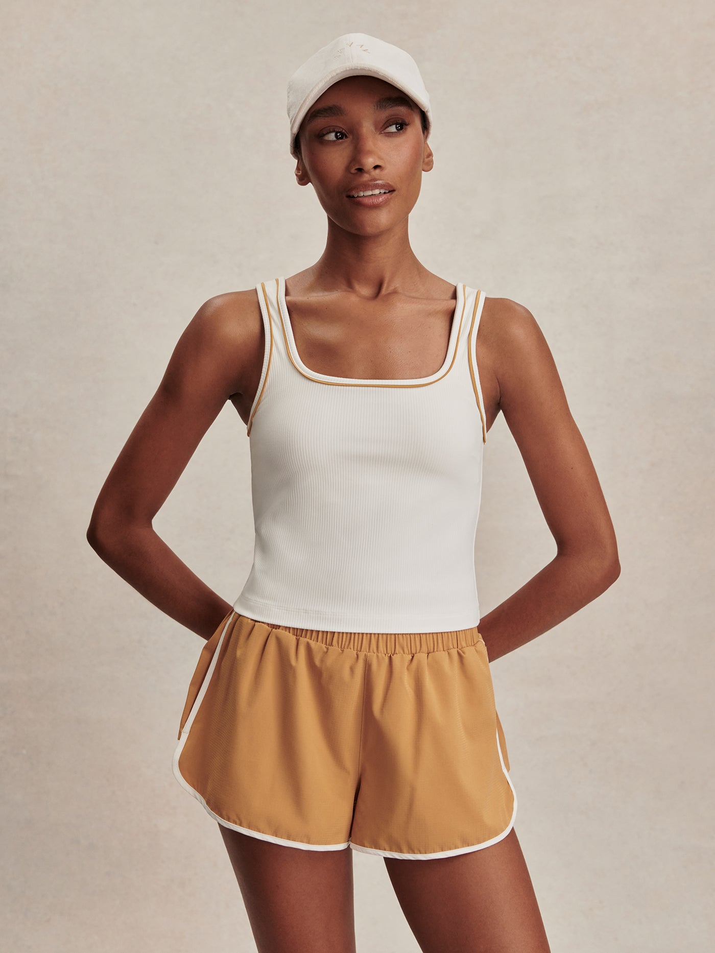 Varley White/ Apple Cinnamon Barney Piped Tank