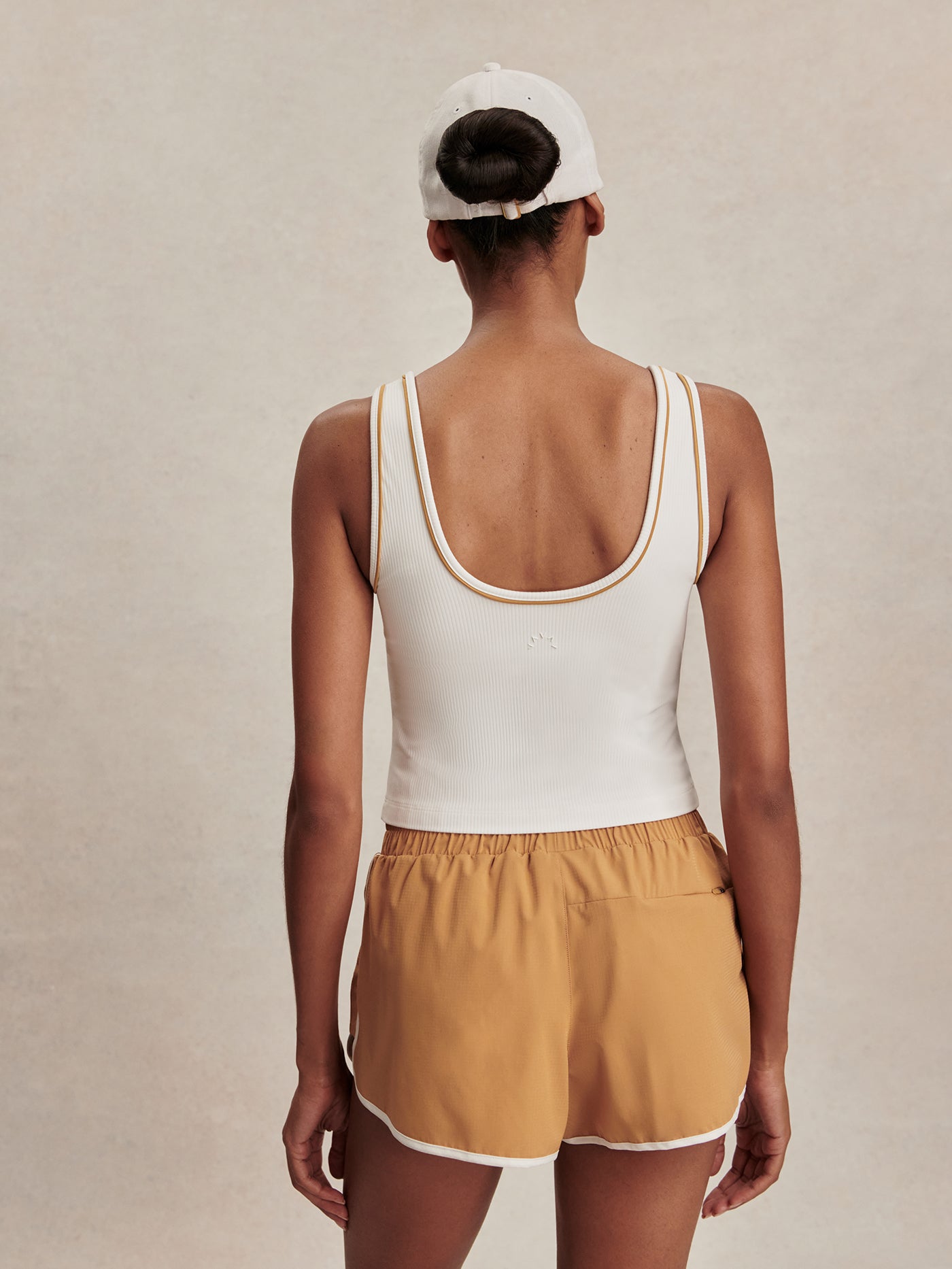 Varley White/ Apple Cinnamon Barney Piped Tank