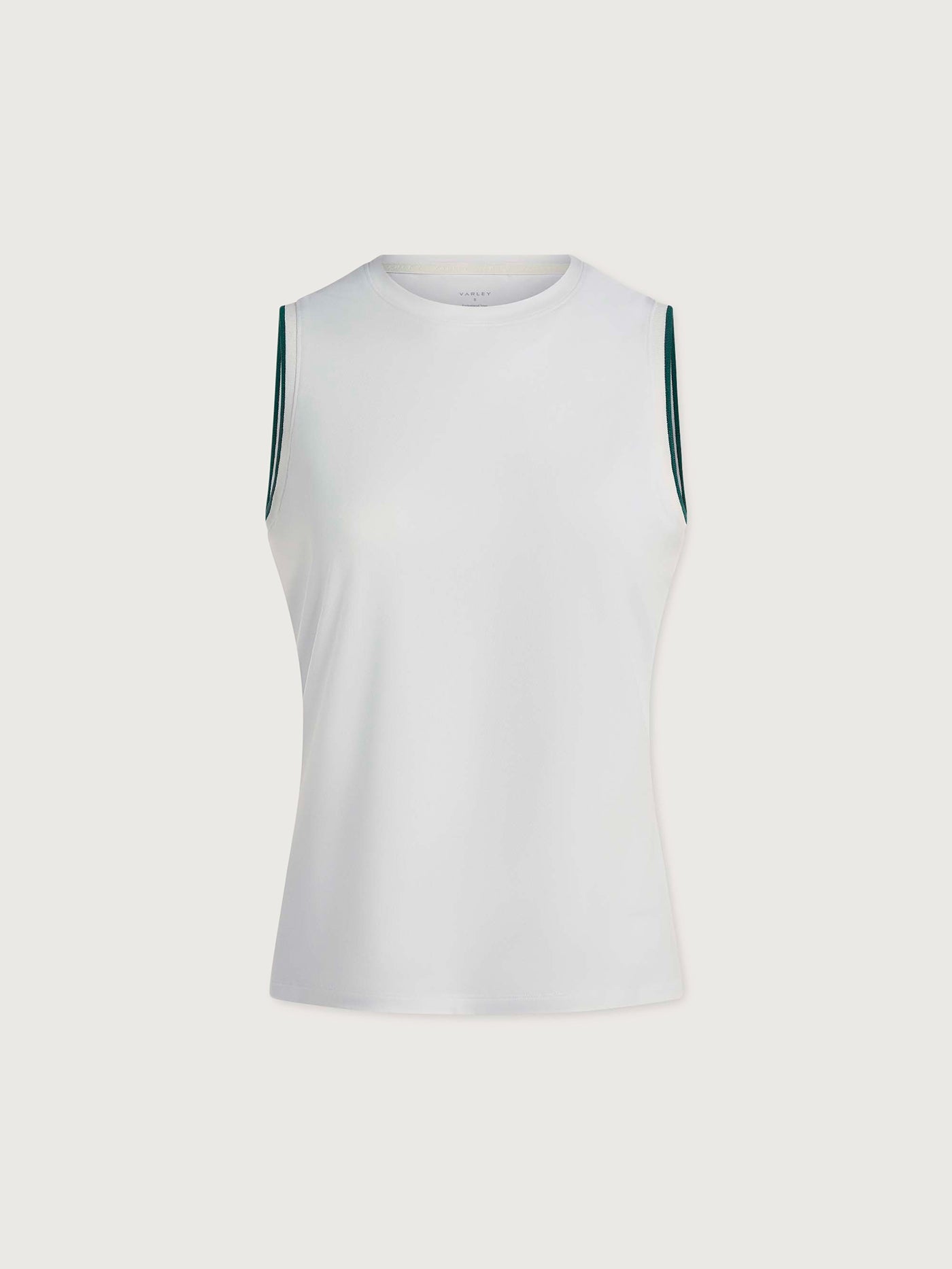 Varley White/ Forest Arton Performance Tank