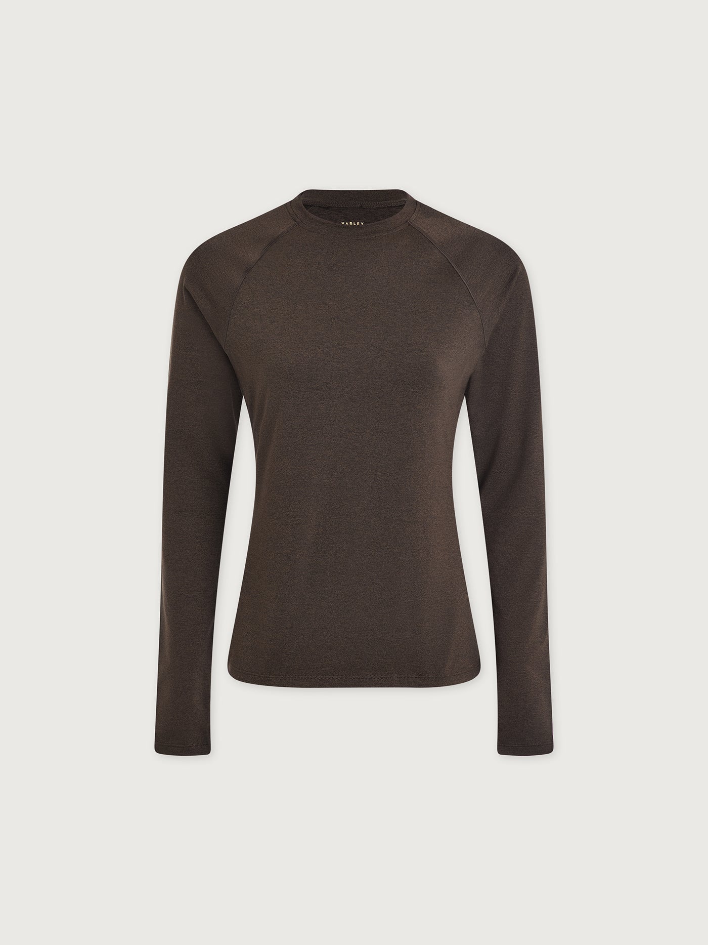 Varley Deep Chocolate Marl Always Warm Crew Neck Baselayer