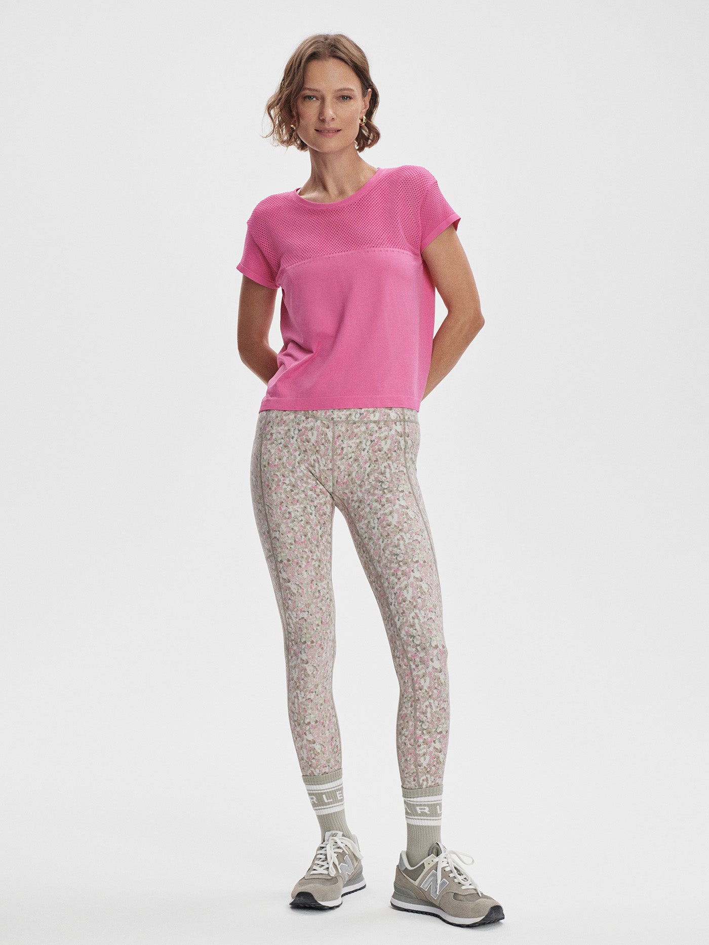Varley Ibis Rose Calloway Boxy Tee | VARLEY US