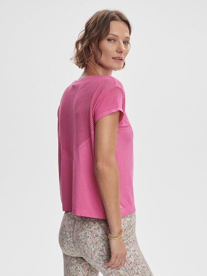 Varley Ibis Rose Calloway Boxy Tee | VARLEY US