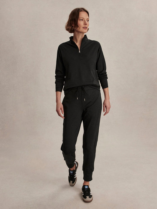 Varley Black Marl Aisling Active Sweatpant 27