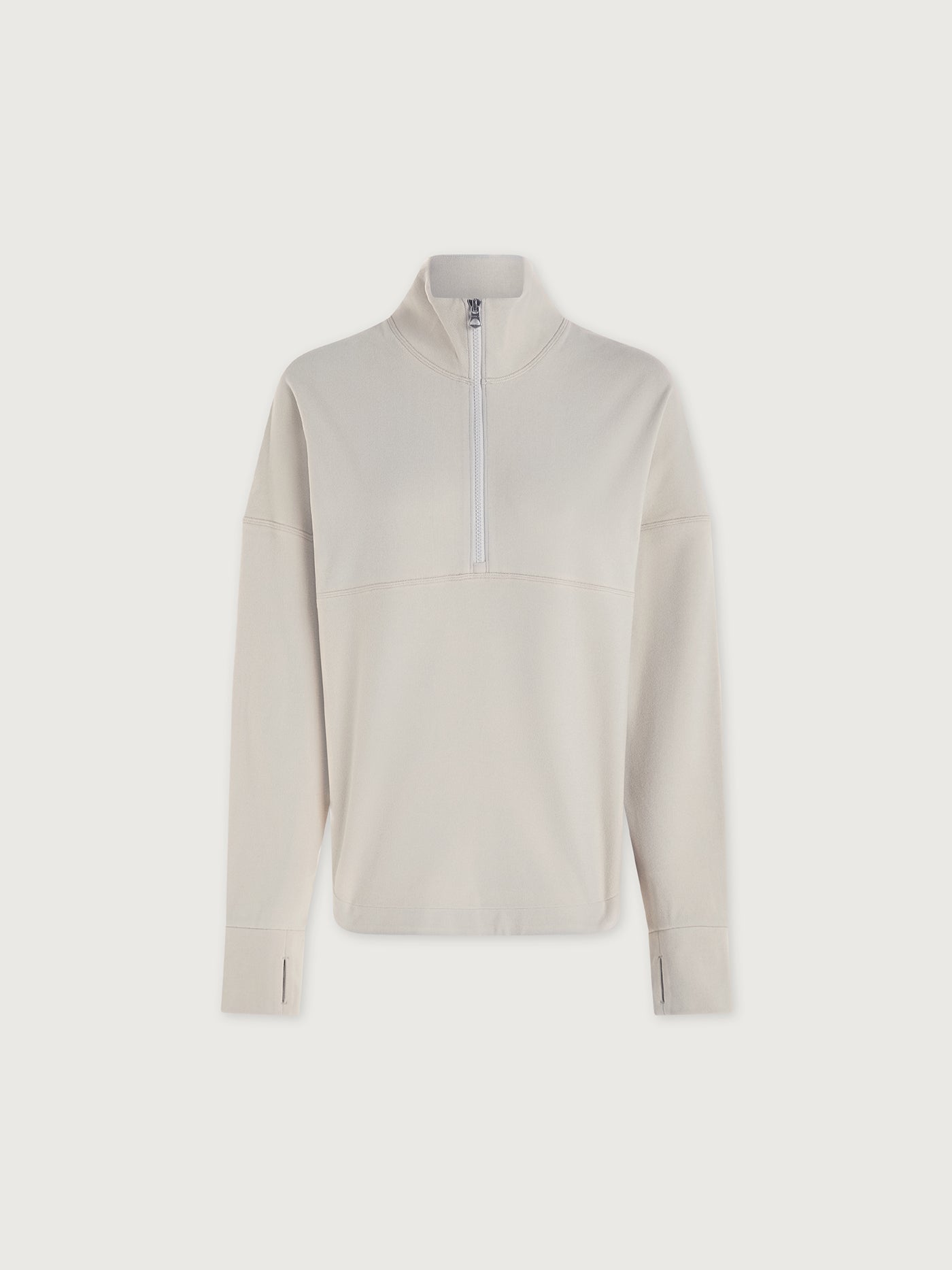 Varley Cement Marl Erina Half-Zip Active Sweatshirt