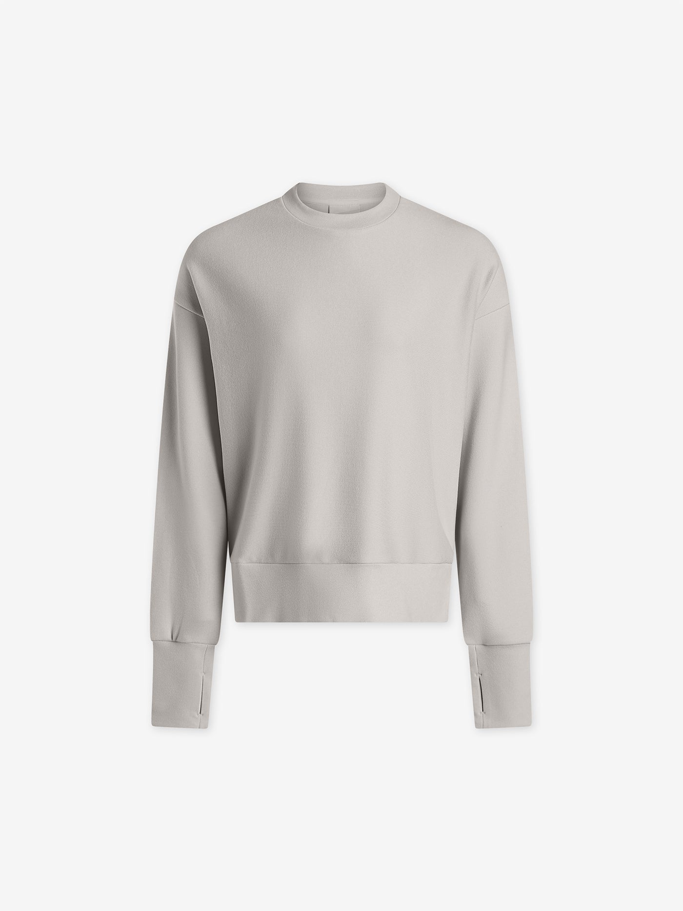 Varley Cement Marl Horton Side Zip Active Sweatshirt