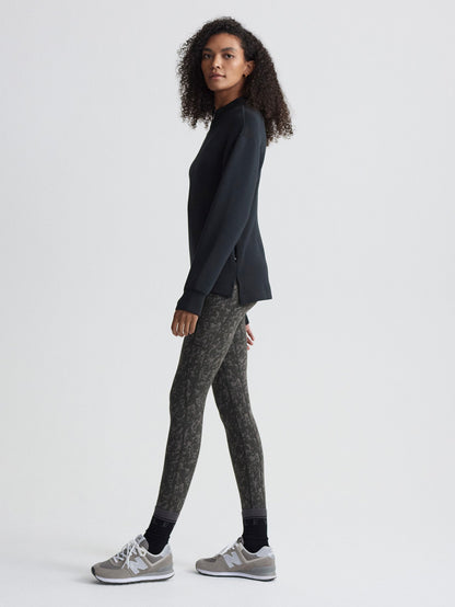 Varley Black Cleo Half-Zip Active Sweatshirt