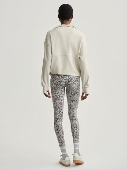Varley Cement Marl Timberley Half-Zip Active Sweatshirt