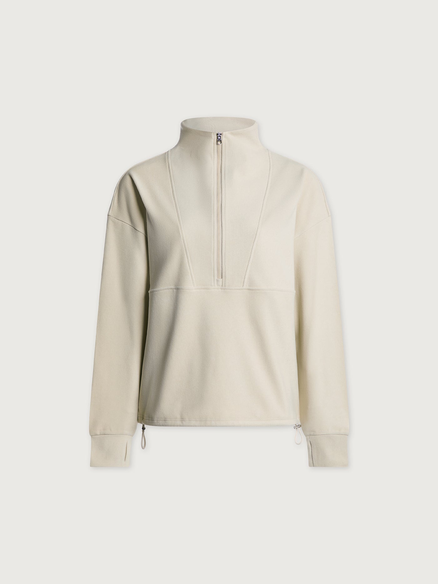 Varley Cement Marl Timberley Half-Zip Active Sweatshirt
