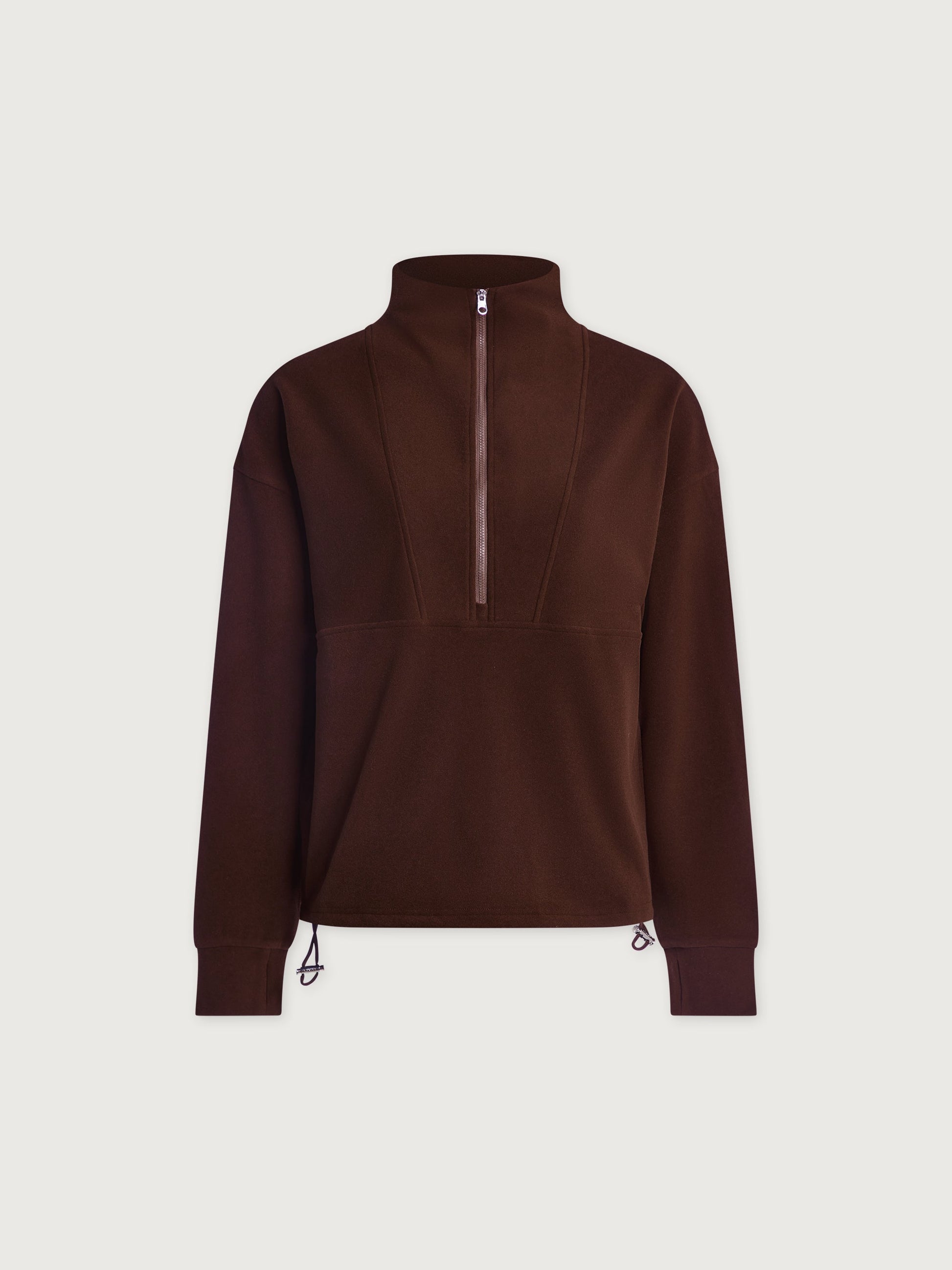 Varley Cement Marl Timberley Half-Zip Active Sweatshirt