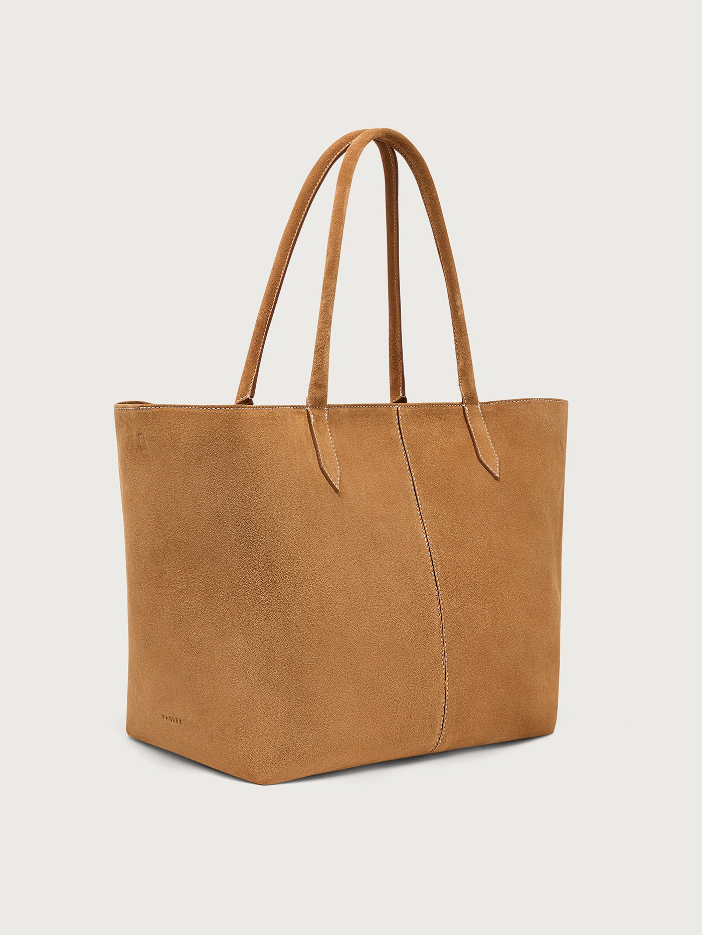 Varley Caramel Louey Tote Bag Medium Suede - Premium Everyday Tote