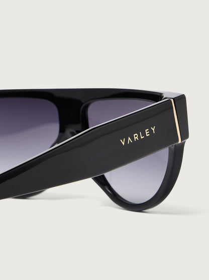Varley Black Dalling Oversize Sunglasses