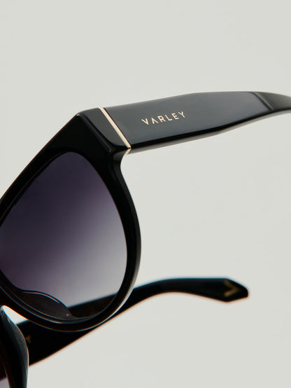 Varley Black Dalling Oversize Sunglasses