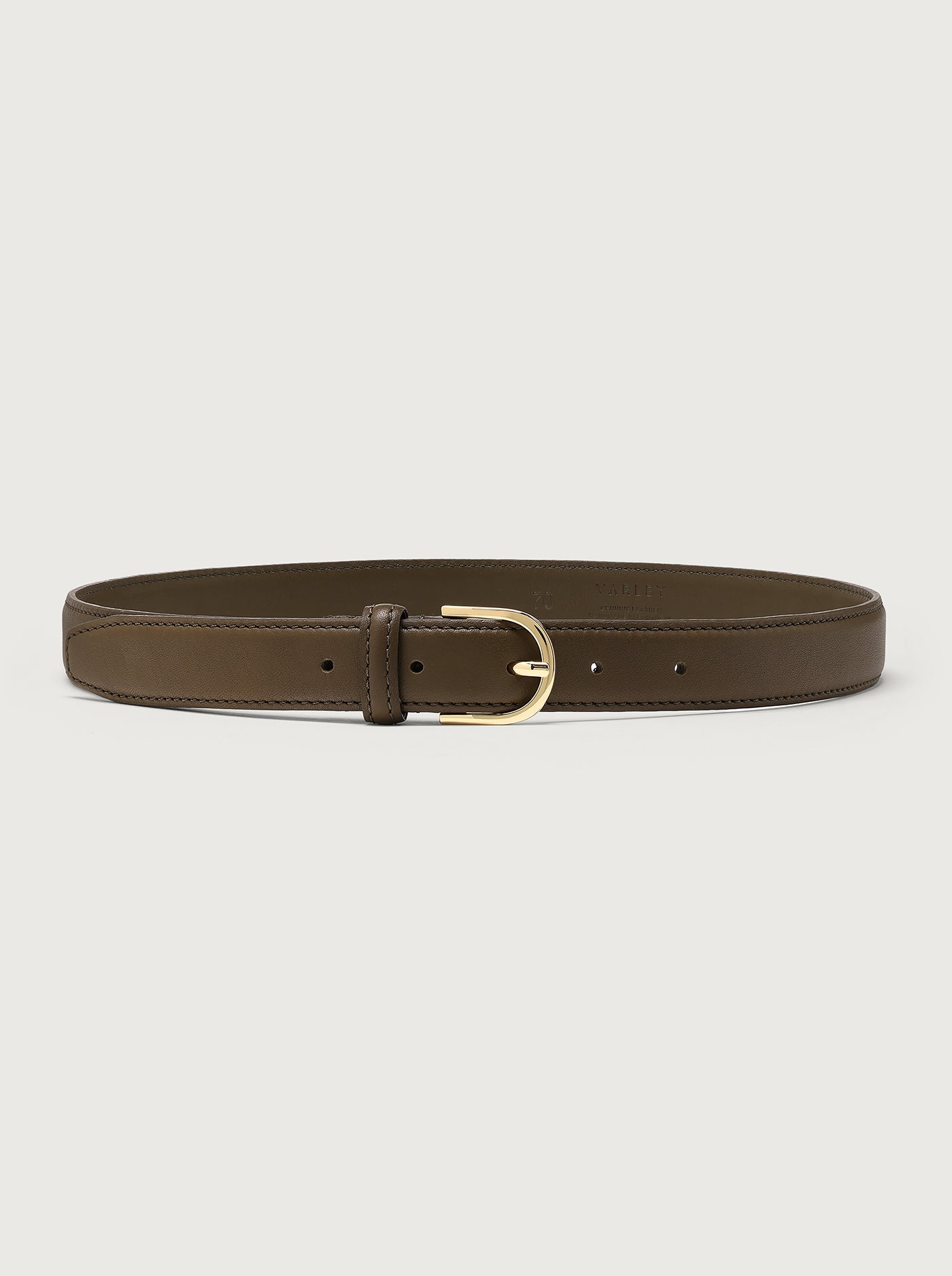 Varley Dark Olive Sarei Belt Leather