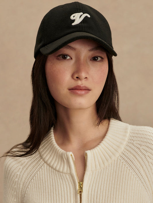 Varley Black Raina Fleece Cap