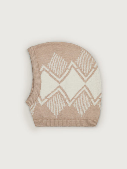 Varley Light Taupe Ethan Knit Hood