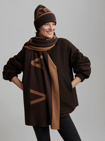 Varley Coffee Bean/ Golden Bronze Phoenix Scarf | VARLEY US