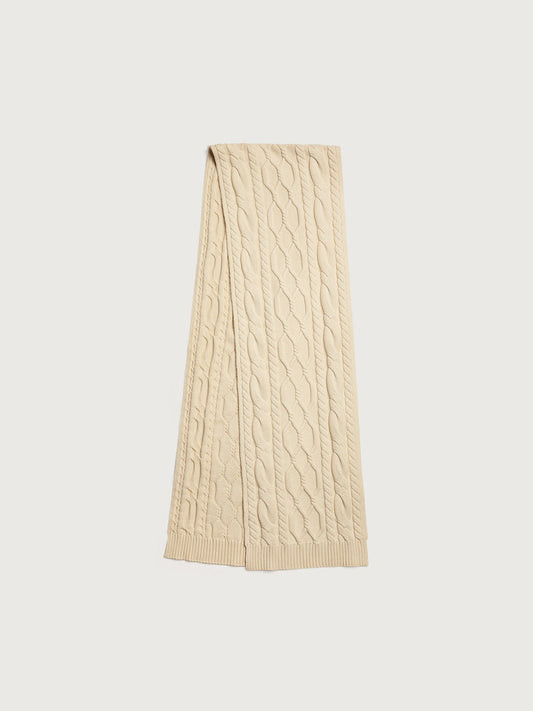Varley Whitecap Grey Corsair Cable Scarf | VARLEY US