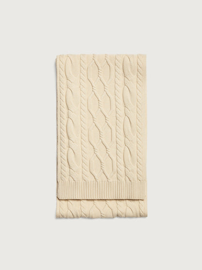 Varley Whitecap Grey Corsair Cable Scarf | VARLEY US