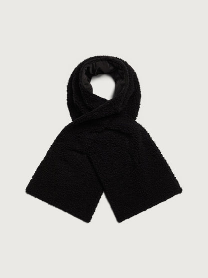 Varley Black Coronet Quilt Sherpa Scarf | VARLEY US