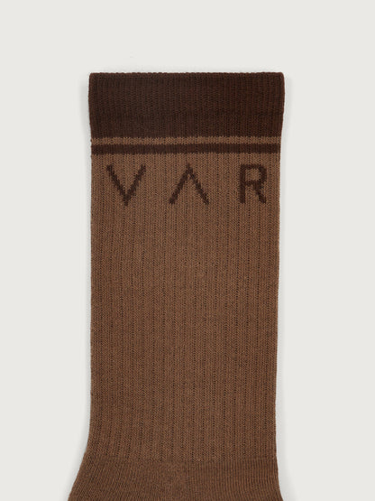 Varley Deep Taupe Kendrick Grip Sock