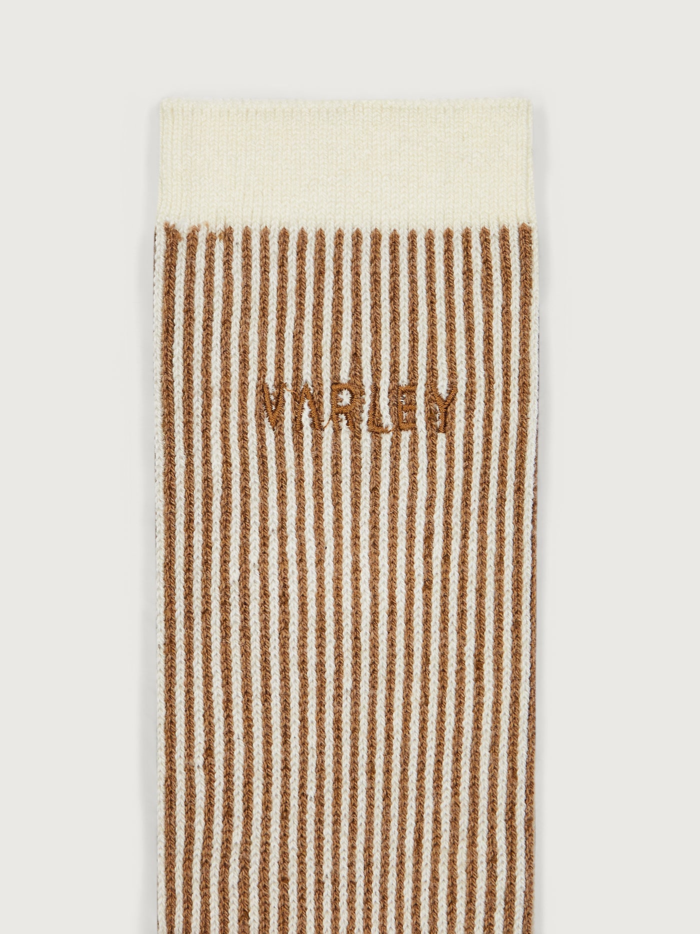 Varley Roasted Pecan Ormand Plush Stripe Sock