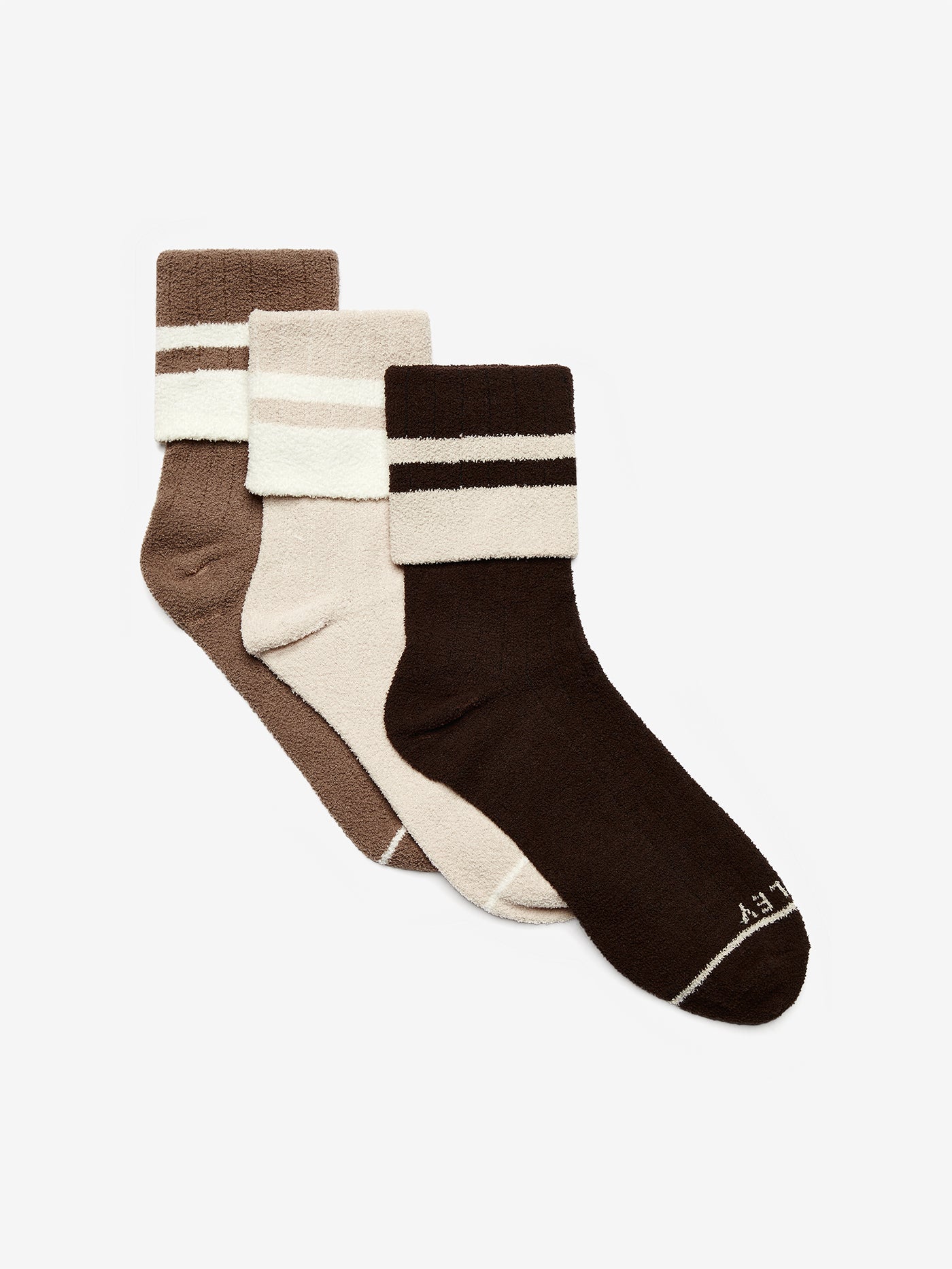 Varley Coffee Bean/ Sandshell Preston Sock | VARLEY US