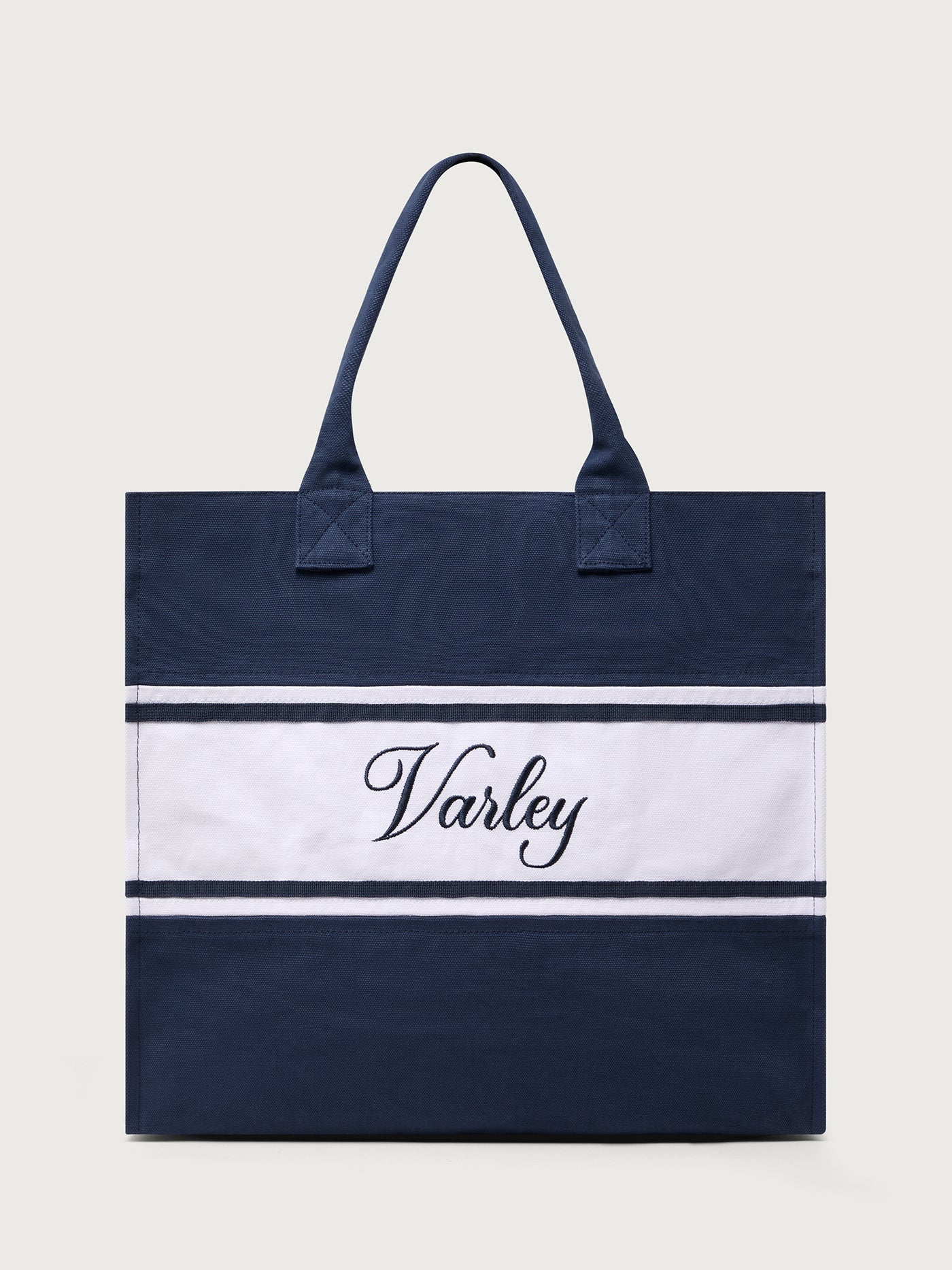 Varley Blue Nights/ White Foeburn Market Tote Bag