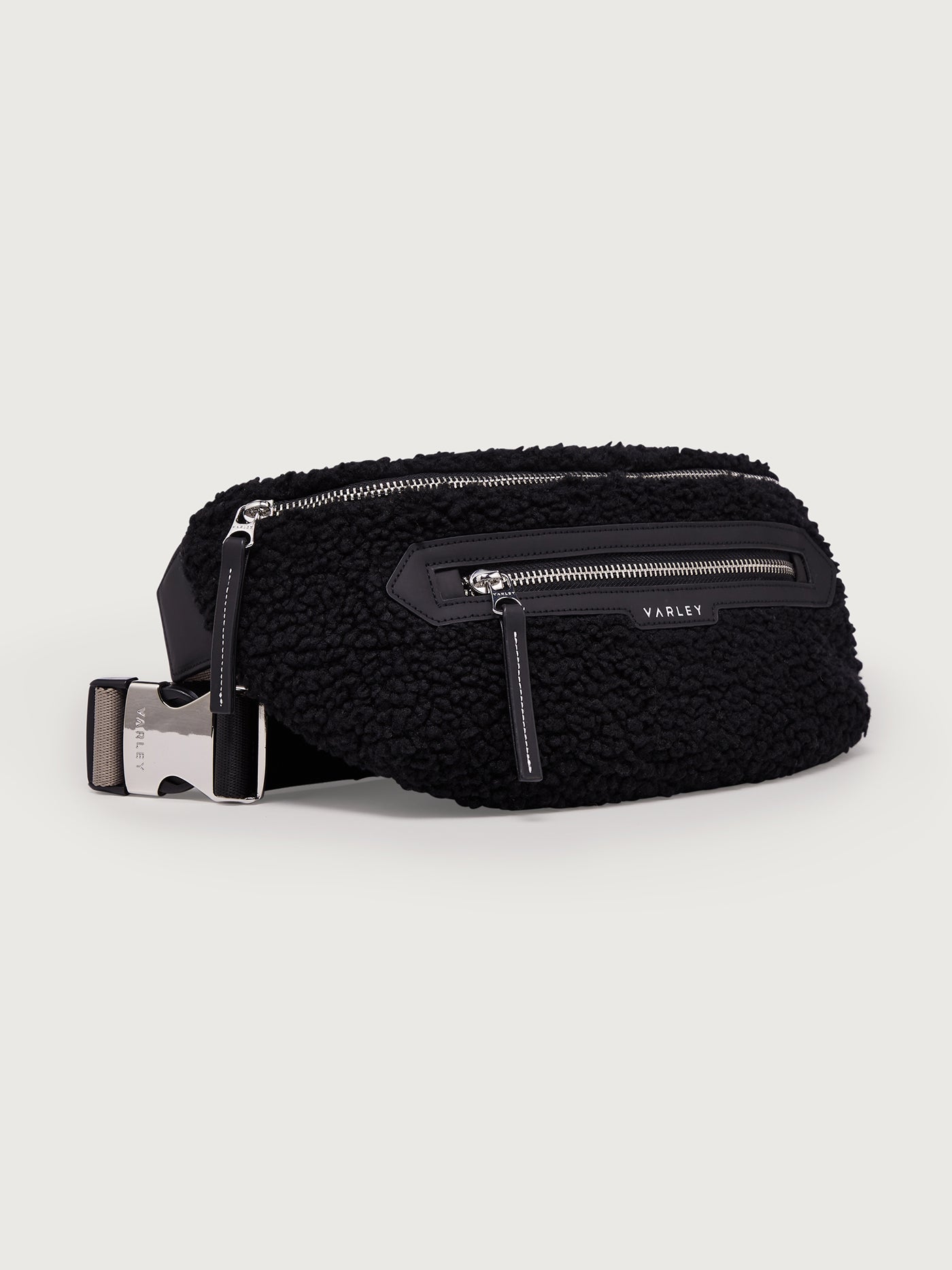 Varley Black Kansa Sherpa Belt Bag | VARLEY US