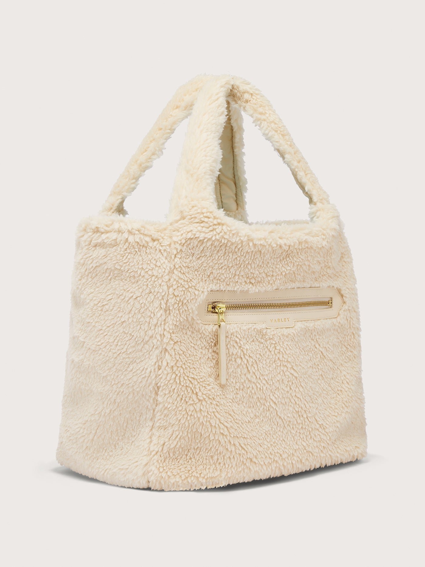 Varley Sandshell Vail Sherpa Crossbody Tote