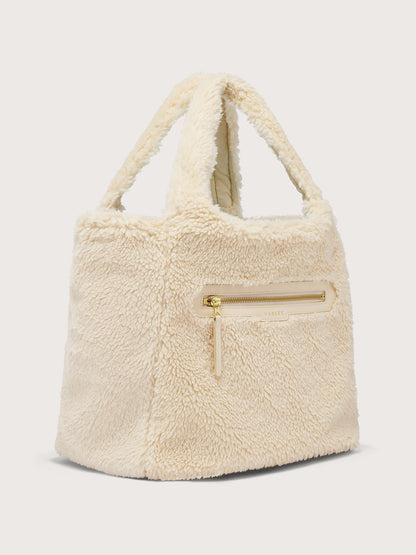 Varley Sandshell Vail Sherpa Crossbody Tote