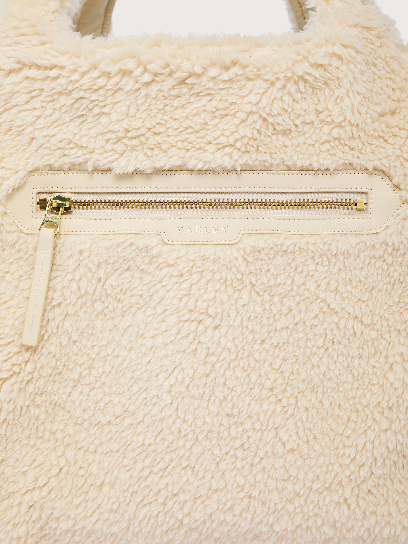 Varley Sandshell Vail Sherpa Crossbody Tote