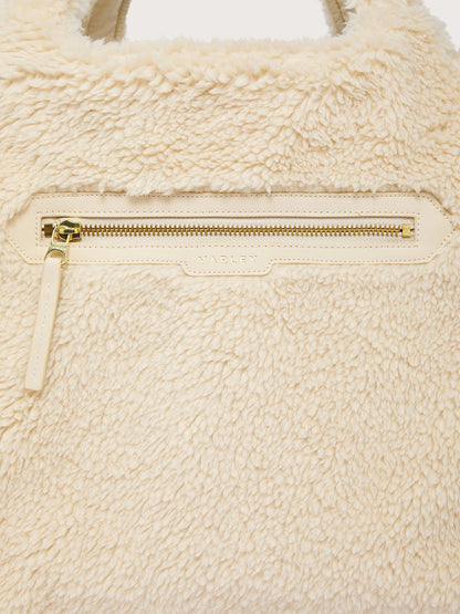 Varley Sandshell Vail Sherpa Crossbody Tote