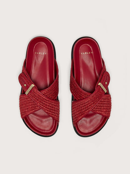 Varley Bossa Nova Esla Slide Sandals Textile