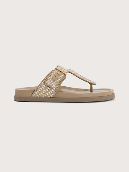 Varley Cinder Aisne Toe Post Sandals Textile