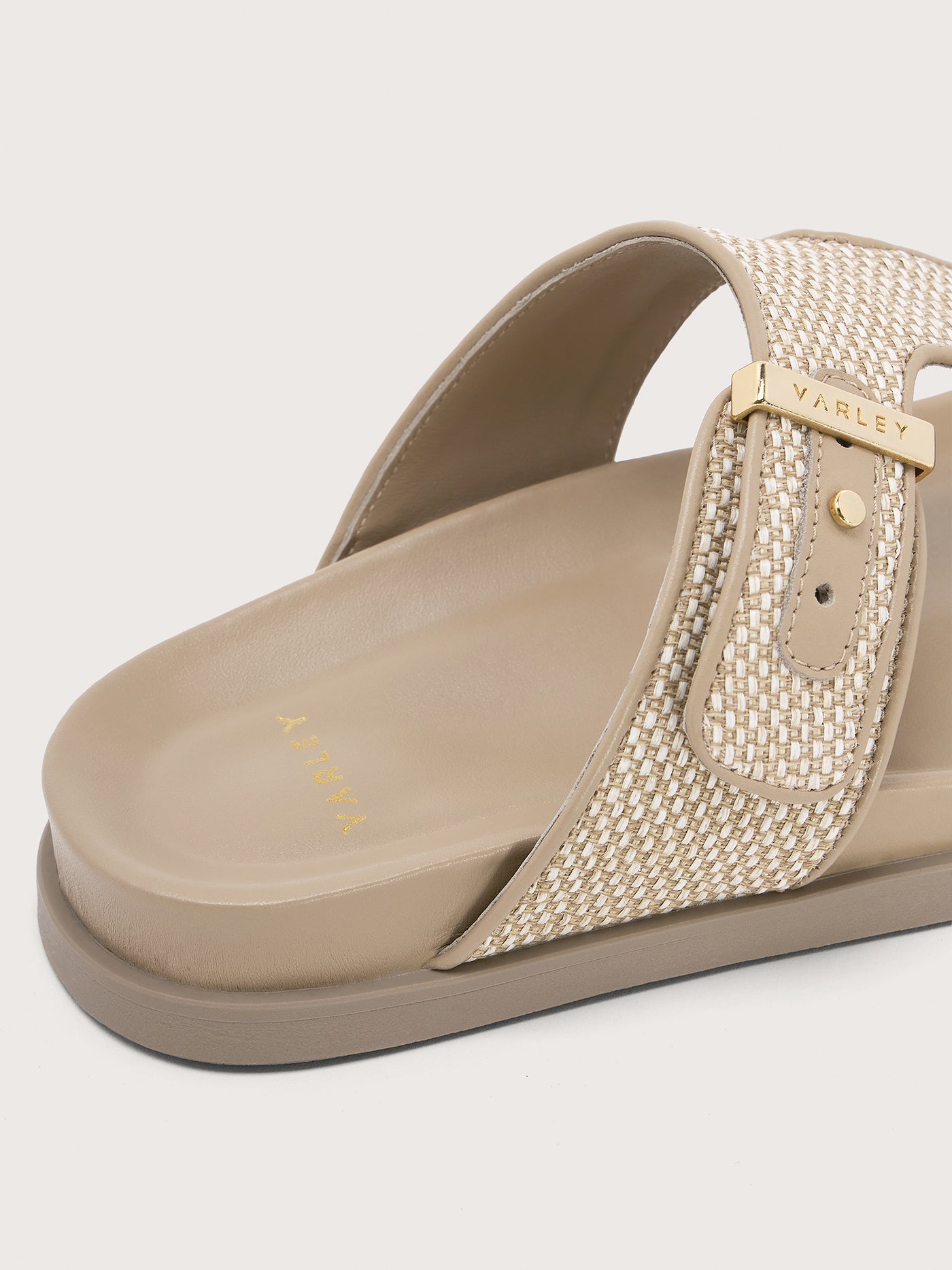 Varley Cinder Aisne Toe Post Sandals Textile