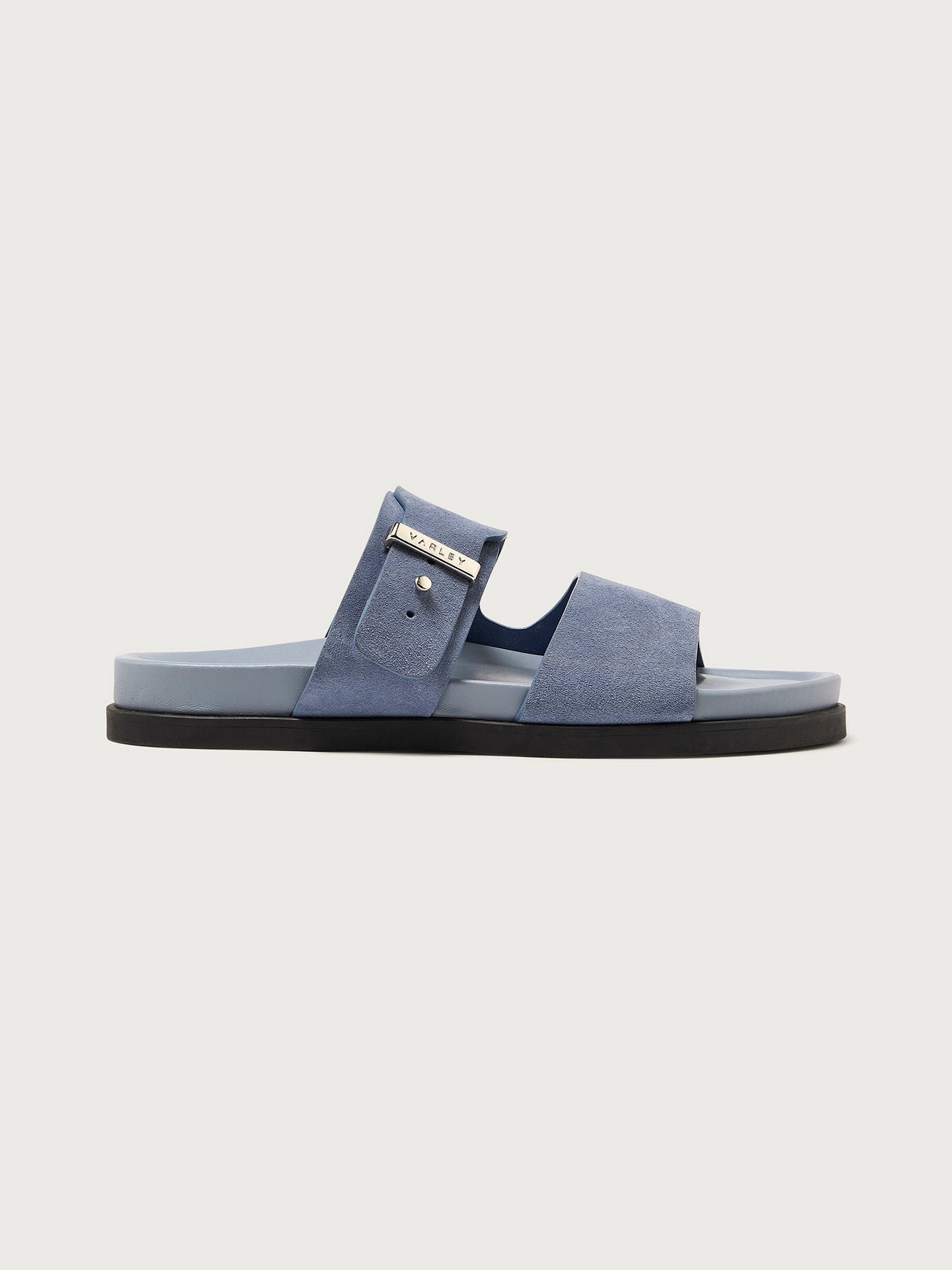Varley Rain Blue Latona Suede Sandal