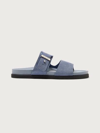 Varley Rain Blue Latona Suede Sandal