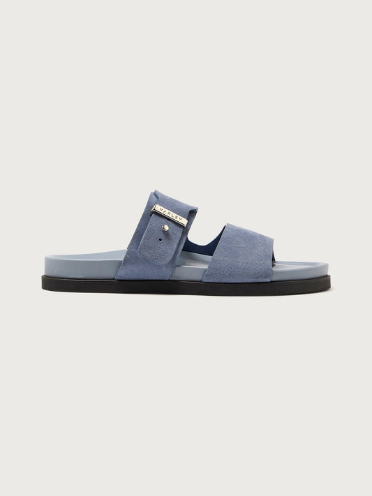 Varley Rain Blue Latona Suede Sandal