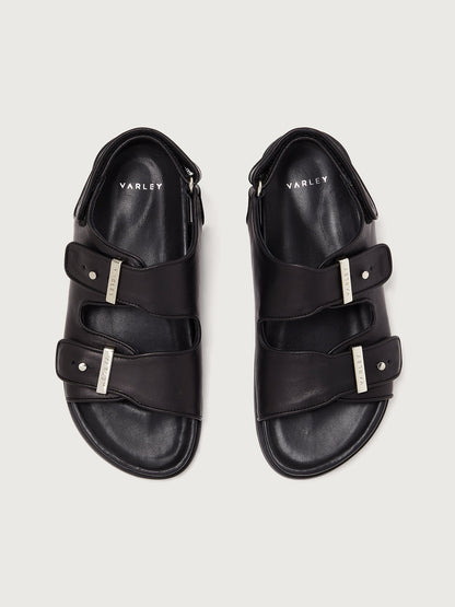 Varley Black Corte Sandal | VARLEY US
