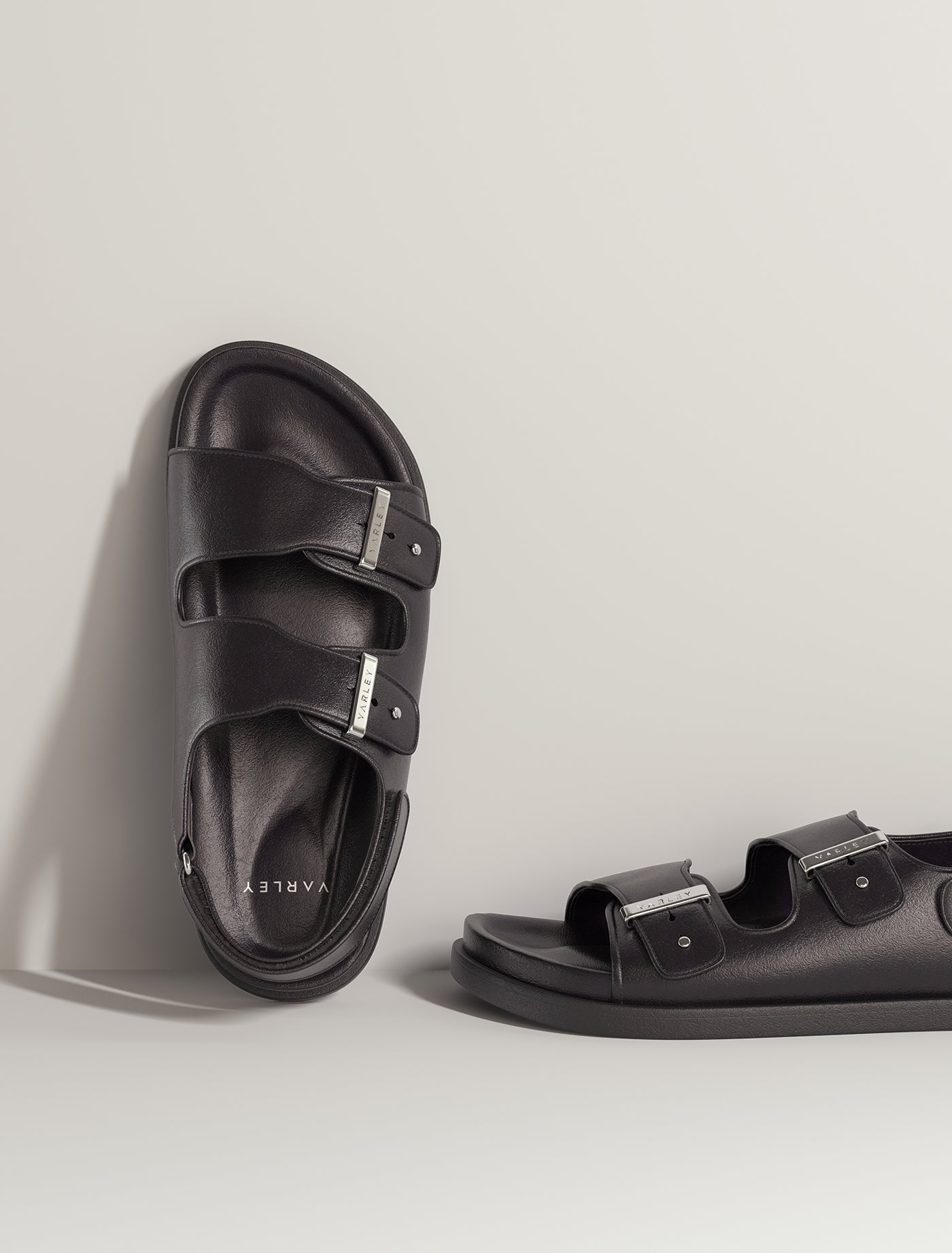 Varley Black Corte Sandal | VARLEY US