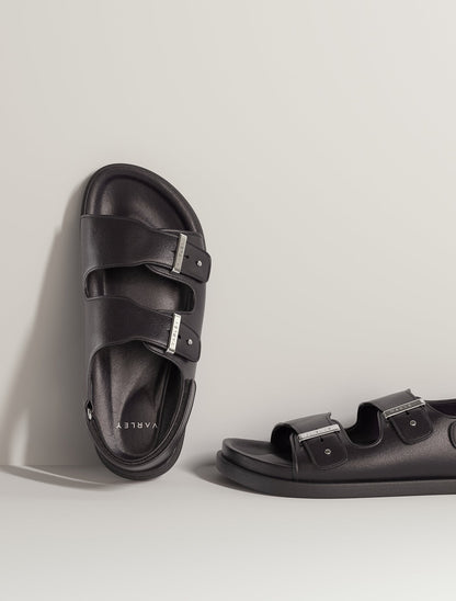 Varley Black Corte Sandal | VARLEY US