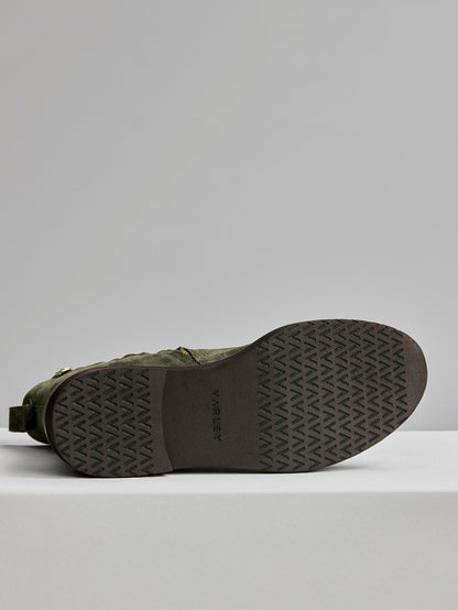 Varley Dark Olive Boyten Laceup Boot Suede