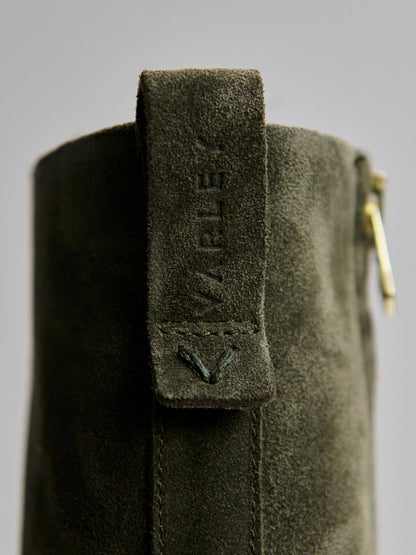 Varley Dark Olive Boyten Laceup Boot Suede