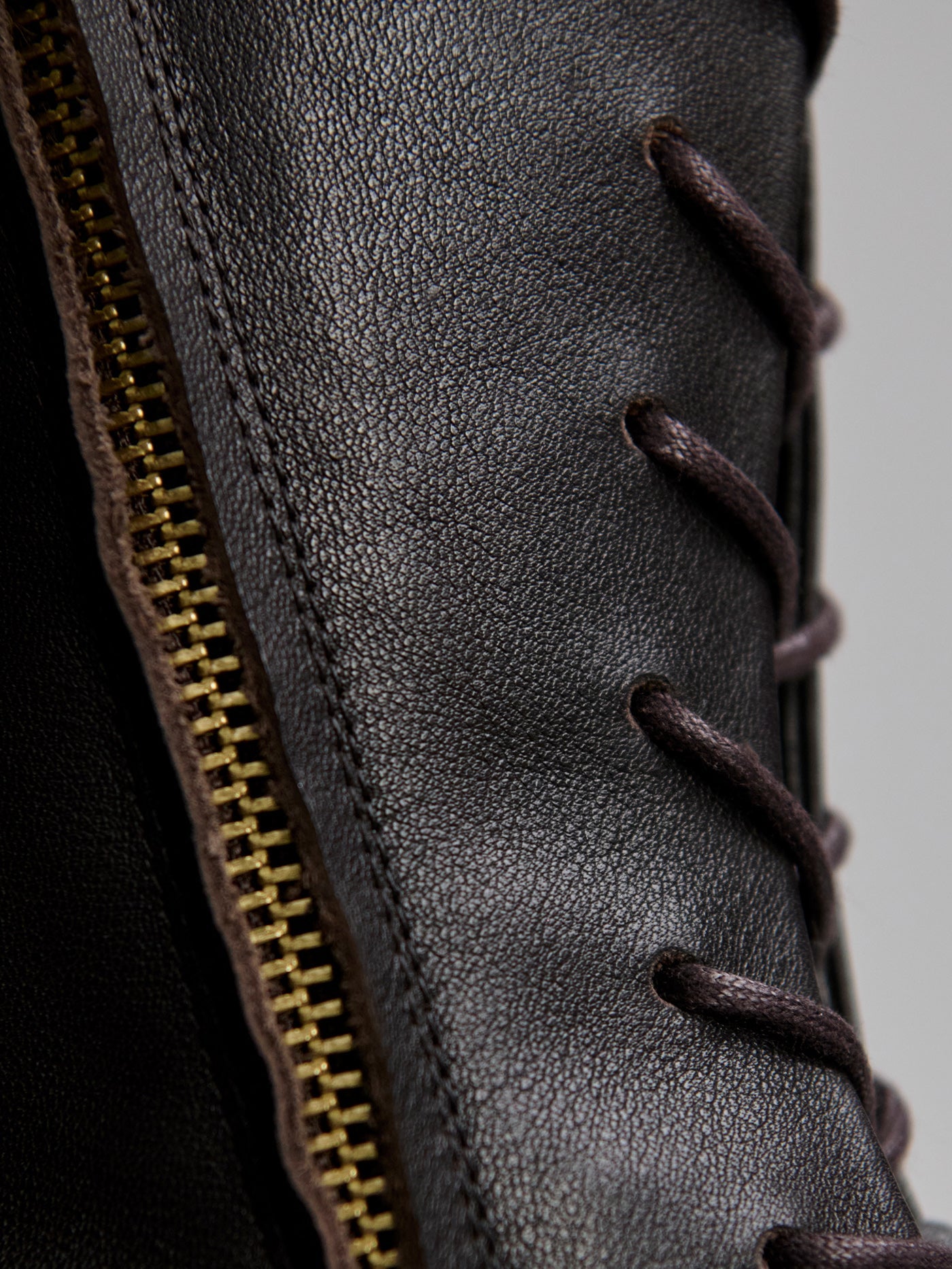 Varley Ebony Brown Boyten Lace Up Boot Nappa