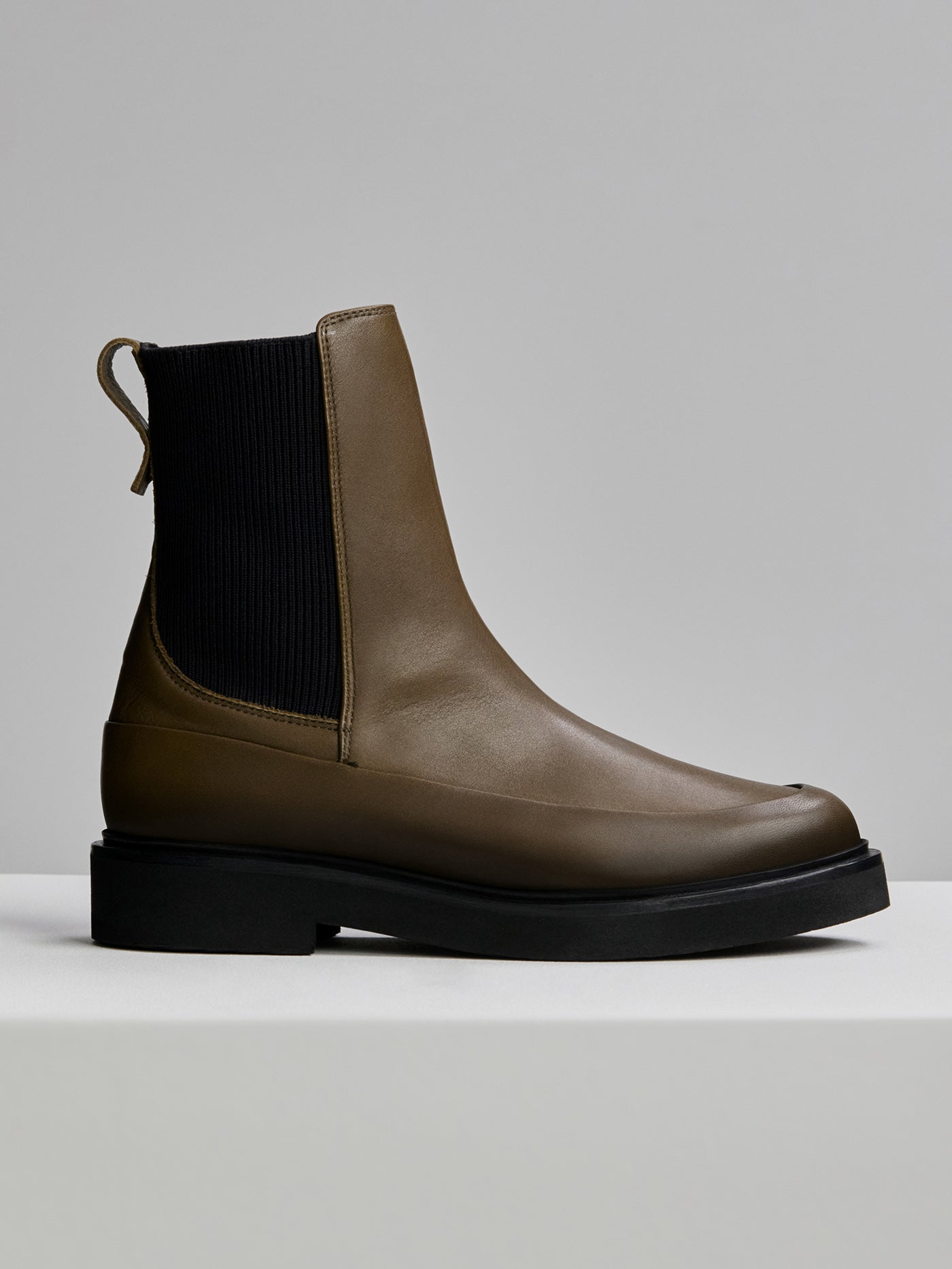Varley Dark Olive Eileen Chelsea Boot Nappa