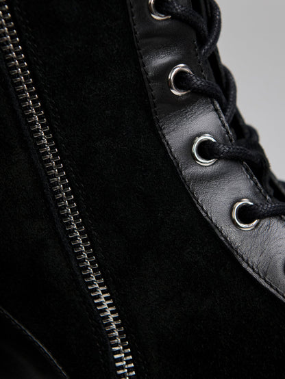 Varley Black Calsen Lug Sole Boot
